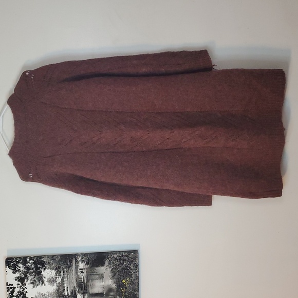 POL Wool Blend Oversized Cardigan Size Small Large Pockets BoHo Cozy Cabin - Picture 7 of 11